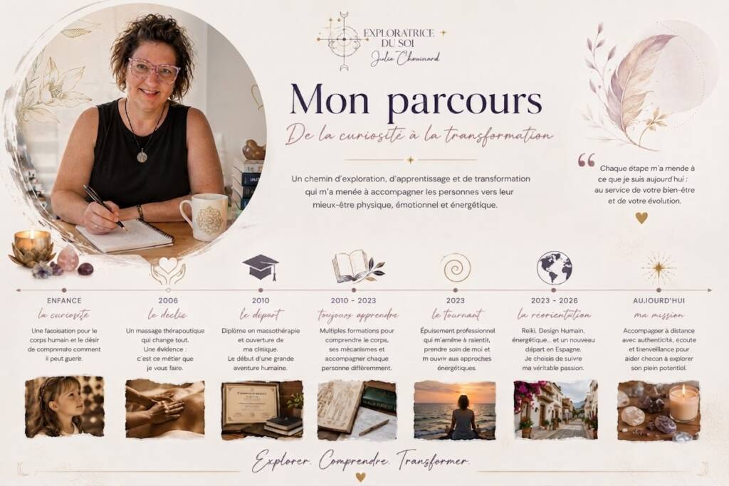 Mon Parcours professionnel et personnel Julie Chouinard